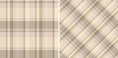 Plaid texture pattern of tartan check fabric with a background vector textile seamless.