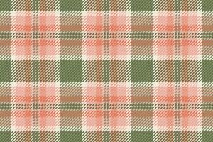 Checks pattern texture plaid, quilted vector check seamless. Linear textile tartan background fabric in light and red colors.