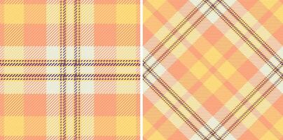Pattern background check of plaid fabric seamless with a texture tartan textile vector. vector
