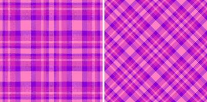 Seamless vector pattern of fabric tartan textile with a check texture plaid background.