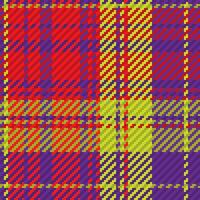 Seamless pattern of scottish tartan plaid. Repeatable background with check fabric texture. Vector backdrop striped textile print.