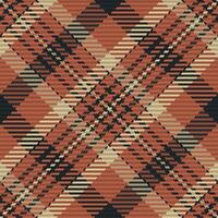 Seamless pattern of scottish tartan plaid. Repeatable background with check fabric texture. Vector backdrop striped textile print.