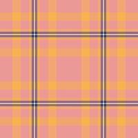 Tartan fabric check of pattern textile seamless with a vector texture plaid background.