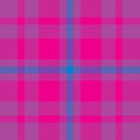 Plaid check pattern. Seamless fabric texture. Tartan textile print. vector