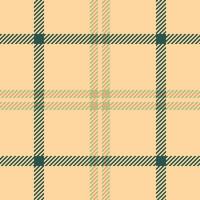 Plaid textile fabric of check seamless background with a vector pattern texture tartan.