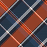 Tartan textile pattern of check background fabric with a texture seamless plaid vector. vector