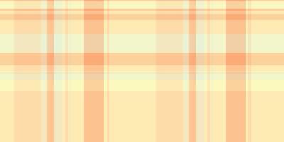 Advertisement textile tartan texture, styling vector pattern plaid. Folded background fabric seamless check in light and orange colors.