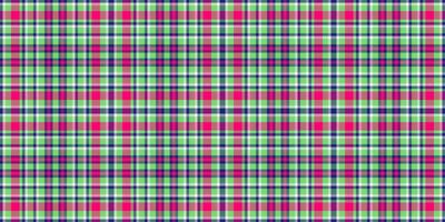 Swatch texture plaid textile, foot seamless vector check. Woven pattern background fabric tartan in green and blue colors.