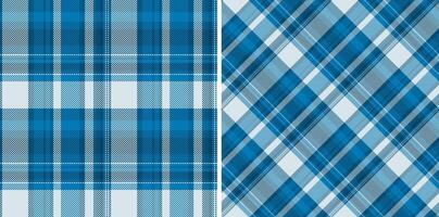 Textile seamless pattern of background fabric texture with a plaid check tartan vector. vector