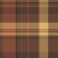 Primary background seamless tartan, argyle fabric check texture. Effect plaid pattern vector textile in orange and amber colors.