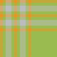 Plaid check pattern. Seamless fabric texture. Tartan textile print. vector