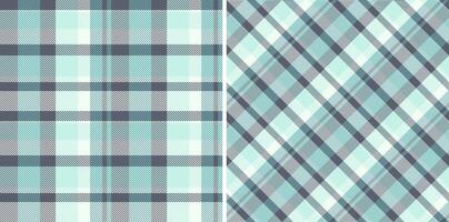 Check background texture of tartan plaid seamless with a textile vector pattern fabric. Set in winter colors. Stylish gingham patterns for clothing.