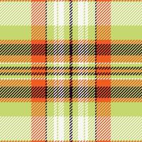 Check textile seamless of plaid fabric background with a vector tartan texture pattern.