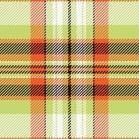 Check textile seamless of plaid fabric background with a vector tartan texture pattern.