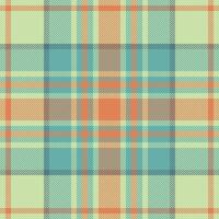 Plaid check pattern. Seamless fabric texture. Tartan textile print. vector