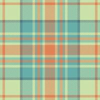 Plaid check pattern. Seamless fabric texture. Tartan textile print. vector