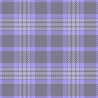 Multicolored fabric plaid tartan, stage pattern vector textile. Neutral seamless check texture background in pastel and indigo colors.