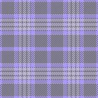 Multicolored fabric plaid tartan, stage pattern vector textile. Neutral seamless check texture background in pastel and indigo colors.