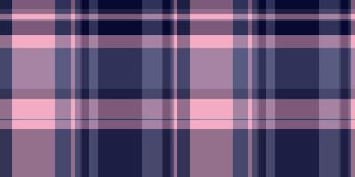 Realistic background textile fabric, father vector texture pattern. Crease seamless check plaid tartan in blue and pastel colors.