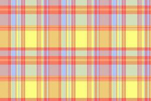 Pattern fabric vector of texture textile seamless with a plaid background tartan check.