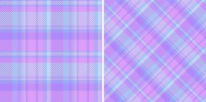 Check fabric pattern of texture vector textile with a plaid tartan background seamless. Set in light colors of messy stripe art.