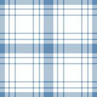 Plaid seamless pattern. Check fabric texture. Vector textile print.