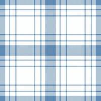 Plaid seamless pattern. Check fabric texture. Vector textile print.