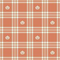 Víspera de Todos los Santos sin costura antecedentes con calabaza para textil tela diseño, envase papel, sitio web fondos de pantalla, textiles, fondo de pantalla y vestir. vector