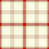 Fabric background texture of check plaid vector with a seamless pattern textile tartan.
