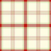 Fabric background texture of check plaid vector with a seamless pattern textile tartan.