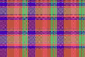 Check fabric texture of seamless pattern tartan with a background textile vector plaid.