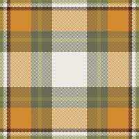 Plaid check pattern. Seamless fabric texture. Tartan textile print. vector