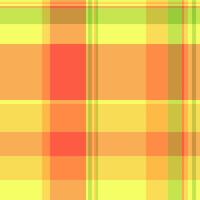 Diagonal vector texture fabric, magazine background tartan seamless. Panel pattern textile plaid check in orange and lime colors.
