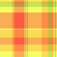 Diagonal vector texture fabric, magazine background tartan seamless. Panel pattern textile plaid check in orange and lime colors.