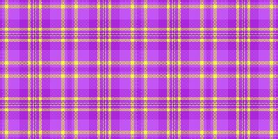 Windowpane texture vector tartan, new year pattern plaid background. Up check textile seamless fabric in purple and lime colors.