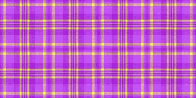 Windowpane texture vector tartan, new year pattern plaid background. Up check textile seamless fabric in purple and lime colors.