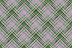 Plaid textile texture of seamless pattern tartan with a vector background fabric check.