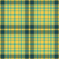 Plaid seamless pattern. Check fabric texture. Vector textile print.