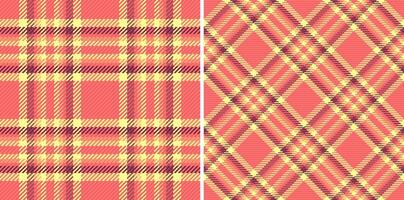 Texture fabric tartan of pattern seamless vector with a check textile background plaid.