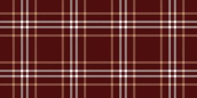 Duvet check seamless vector, fold background fabric plaid. Paper pattern texture textile tartan in red and orange colors. vector