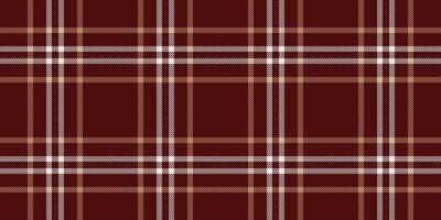 Duvet check seamless vector, fold background fabric plaid. Paper pattern texture textile tartan in red and orange colors. vector