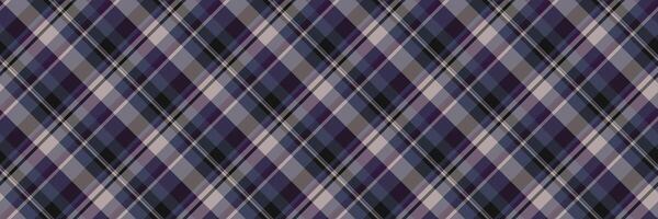 Quality fabric texture tartan, filigree textile plaid pattern. Bed vector background seamless check in pastel and dark colors.