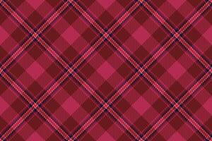 Tartan seamless vector of background plaid texture with a textile check pattern fabric.