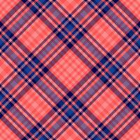 Textile fabric tartan of plaid background vector with a pattern texture seamless check.