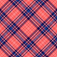 Textile fabric tartan of plaid background vector with a pattern texture seamless check.