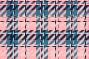 Texture tartan plaid of background fabric vector with a check seamless textile pattern.