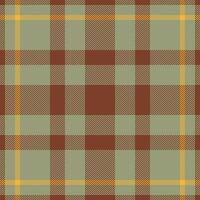 Plaid check pattern. Seamless fabric texture. Tartan textile print. vector