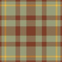 Plaid check pattern. Seamless fabric texture. Tartan textile print. vector