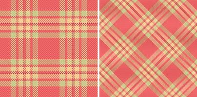 Pattern tartan textile of background seamless texture with a fabric vector plaid check. Set in fall colors for chic home decor ideas.