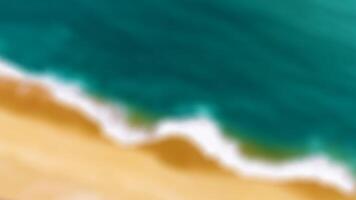 Tropical beach Blur Background, Sea green background photo